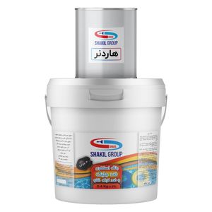 رنگ دو جزئی عایق استخری ضد جلبک و ضد ترک آبی شکیل مدل  b2 وزن 5.4 کیلوگرم